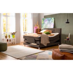 Letto boxspring Matea Ciniglia TBS: 4 marrone nocciola - 120 x 200cm