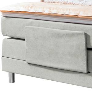 Boxspringbett Matea Chenille TBS: 69 Achatgrau - 90 x 200cm