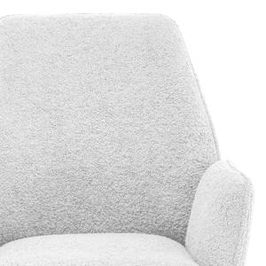 Chaise de bureau Oaklawn Tissu teddy Ora: Blanc