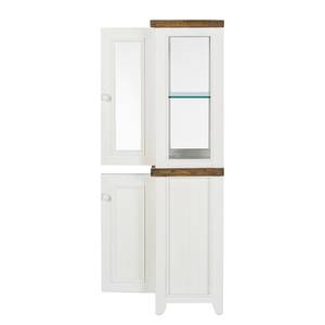 Armoire midi Balignton Pin massif - Blanc