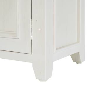 Armoire midi Balignton Pin massif - Blanc