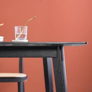 Table HANCK Plaqué bois - Chêne noir - Sans fonction