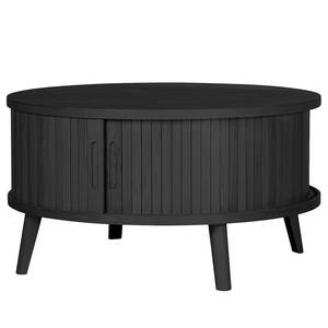 Tavolino da salotto HANCK Impiallacciatura in vero legno - Quercia nero