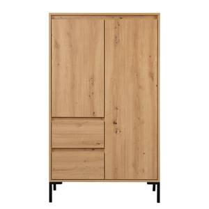 Credenza Brochet Effetto rovere / Nero