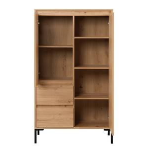 Highboard Brochet Eiche Dekor / Schwarz