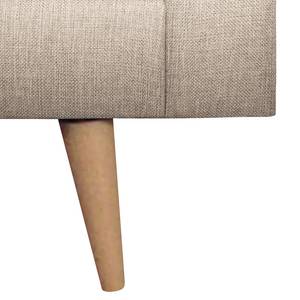 3-Sitzer Sofa Kayena Webstoff Inas: Cappuccino - Buche Hell