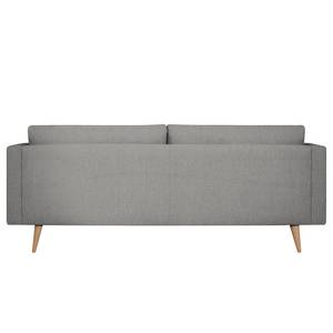 3-Sitzer Sofa Kayena Webstoff Inas: Platin - Buche Hell