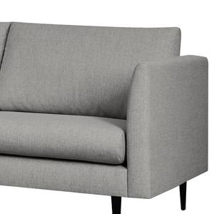 3-Sitzer Sofa Kayena Webstoff Inas: Platin - Schwarz