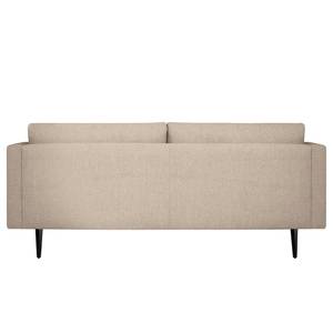 2-Sitzer Sofa Kayena Webstoff Inas: Cappuccino - Schwarz