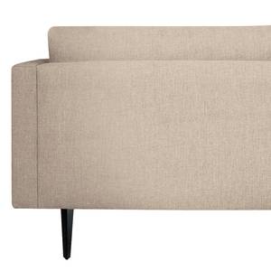 2-Sitzer Sofa Kayena Webstoff Inas: Cappuccino - Schwarz