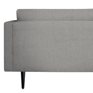 2-Sitzer Sofa Kayena Webstoff Inas: Platin - Schwarz