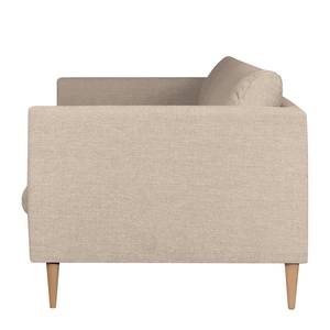 2-Sitzer Sofa Kayena Webstoff Inas: Cappuccino - Buche Hell