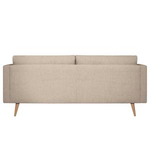 2-Sitzer Sofa Kayena Webstoff Inas: Cappuccino - Buche Hell