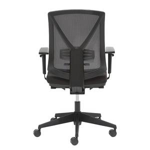 Chaise de bureau pivotante 2335 Mesh / Tissu / Matière plastique - Noir