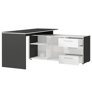 Ensemble de bureau GW-Pasadena II Graphite / Blanc