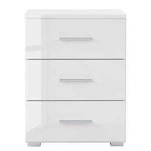 Table de chevet Kiydoo Blanc brillant / Blanc alpin - Hauteur : 62 cm