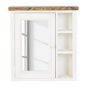 Set di mobili da bagno Balignton I (4) Legno massello di pino - Bianco