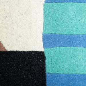Laagpolig vloerkleed Bings Dance scheerwol - meerdere kleuren - 110 x 110 cm