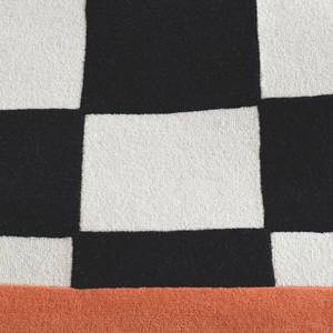 Tapis Bings Check Mate Laine vierge - Noir / Blanc - 110 x 110 cm