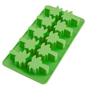 Bac à glaçons COOL DOWN Palmier Silicone - Vert