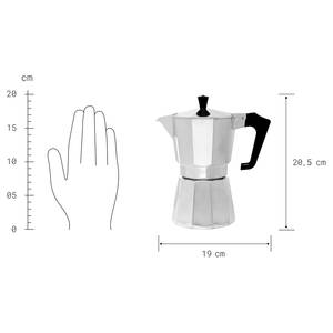 Cafetière ESPERTO II Aluminium - Argenté