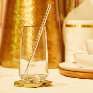 Glastrinkhalm LONG DRINK I (5-teilig) Klarglas - Transparent