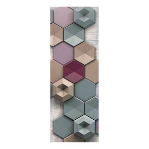 Papier peint Hexagon Intissé - Multicolore