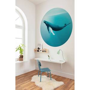 Vlies-fotobehang Whale Watching vlies - blauw