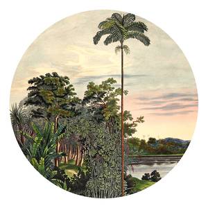 Papier peint intissé Vintage Landscape Intissé - Multicolore
