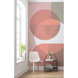 Fotobehang Form vlies - roze/rood