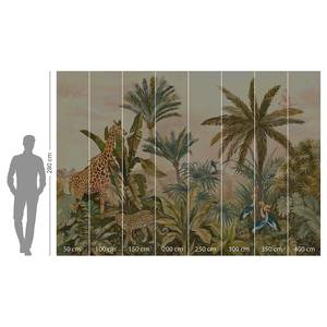 Fotomurale Tropical Vintage Garden Tessuto non tessuto - Multicolore