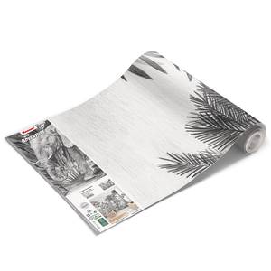 Papier peint Jungle Evolution Intissé - Noir / Blanc