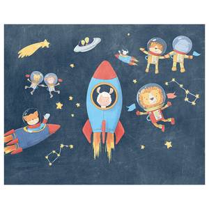 Fotobehang Friends in Space vlies - meerdere kleuren