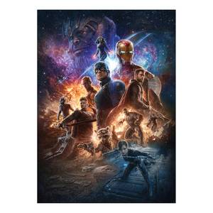 Papier peint Avengers Battle of Worlds Intissé - Multicolore