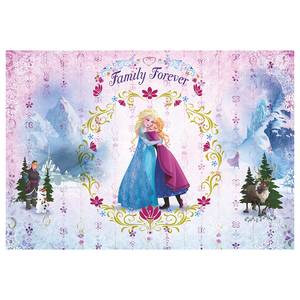 Papier peint Frozen Family Forever Intissé - Multicolore