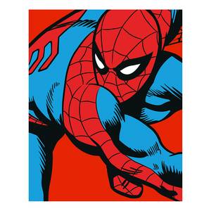 Fototapete Marvel PowerUp Spider Man Vlies - Mehrfarbig