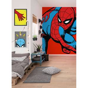 Papier peint Marvel PowerUp Spider Man Intissé - Multicolore