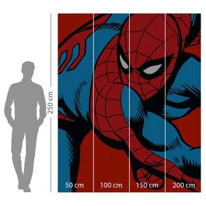 Fotobehang Marvel PowerUp Spider Man vlies - meerdere kleuren