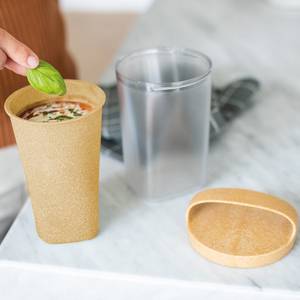 Snackpot Buddy Iso Kunststoff - Nature Wood