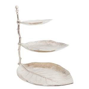 Etagere Leaf Aluminium - Silber