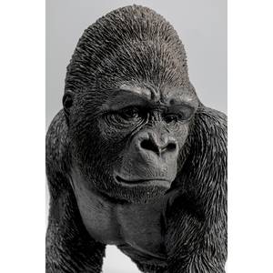 Buchstütze Gorilla (2-teilig) Polyresin - Schwarz