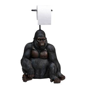 Toilettenpapierhalter Sitting Monkey Polyresin - Schwarz