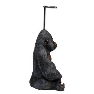 Toilettenpapierhalter Sitting Monkey Polyresin - Schwarz