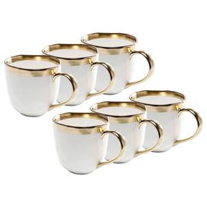 Mugs Bell (lot de 4) Blanc - Porcelaine - 10 x 10 x 15 cm