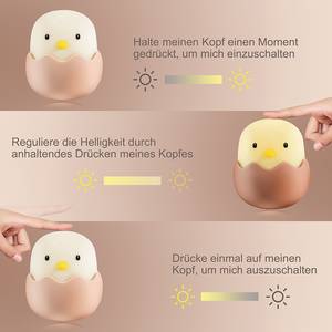 Lampada per cameretta Eggy & Friends I Silicone - 1 punto luce