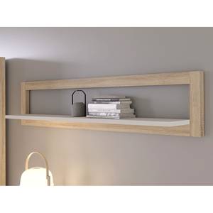 Wandplank Thurles Sonoma eikenhouten look/wit