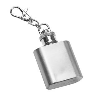 Portachiavi MINI FLASK Acciaio inox - Color argento