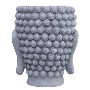 Blumentopf BUDDHA Polyester - Grau