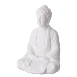 Statuette BUDDHA Céramique - Blanc