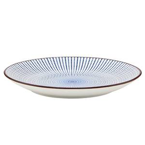 Geschirr-Set DIM SUM (12-teilig) Keramik - Weiß / Blau